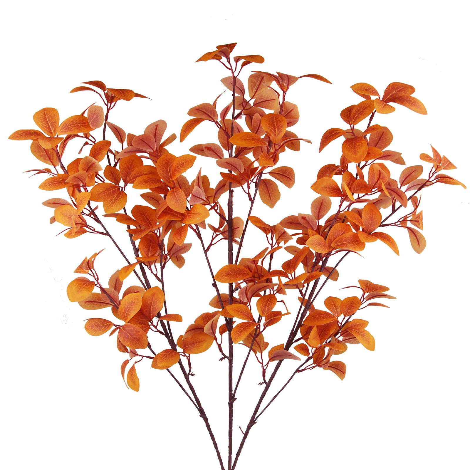 CISDUEO 3 Pcs Artificial Fall Leaves with Stems Artificial Maple Leaves Branches Autumn Faux Leaf... | Amazon (US)