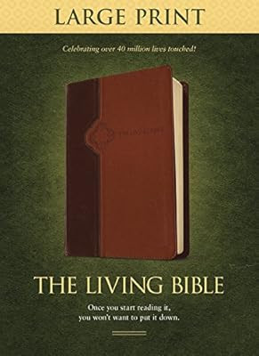 The Living Bible Large Print Edition, TuTone (LeatherLike, Brown/Tan)
Large Print | Amazon (US)