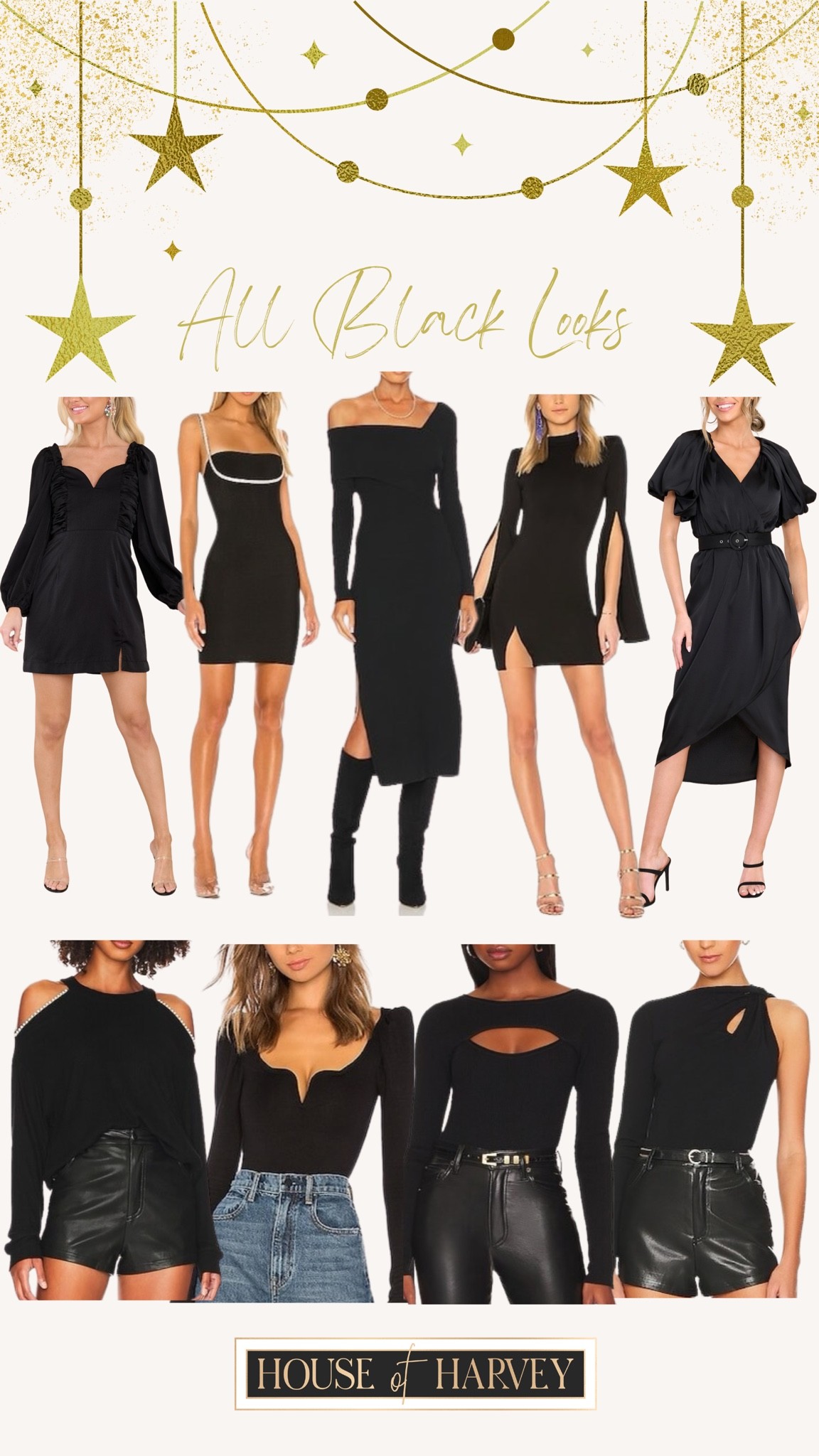 All black looks for the holidays! 

Holiday style, style tip, Christmas, glam, dress, tops 

#LTKSeasonal #LTKHoliday #LTKstyletip