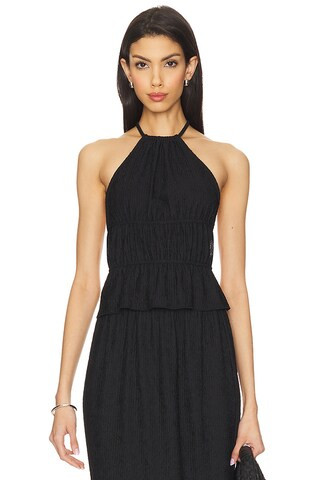 MORE TO COME Malina Top in Black from Revolve.com | Revolve Clothing (Global)