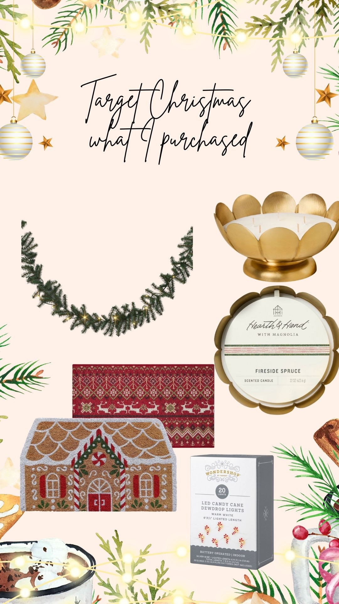 Target Christmas decor. Holiday decor. Christmas shopping. Christmas candle. 

#LTKSeasonal #LTKFindsUnder50 #LTKHoliday