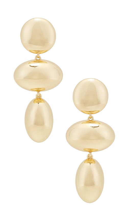BaubleBar Mira Earrings in Metallic Gold. | Revolve Clothing (Global)