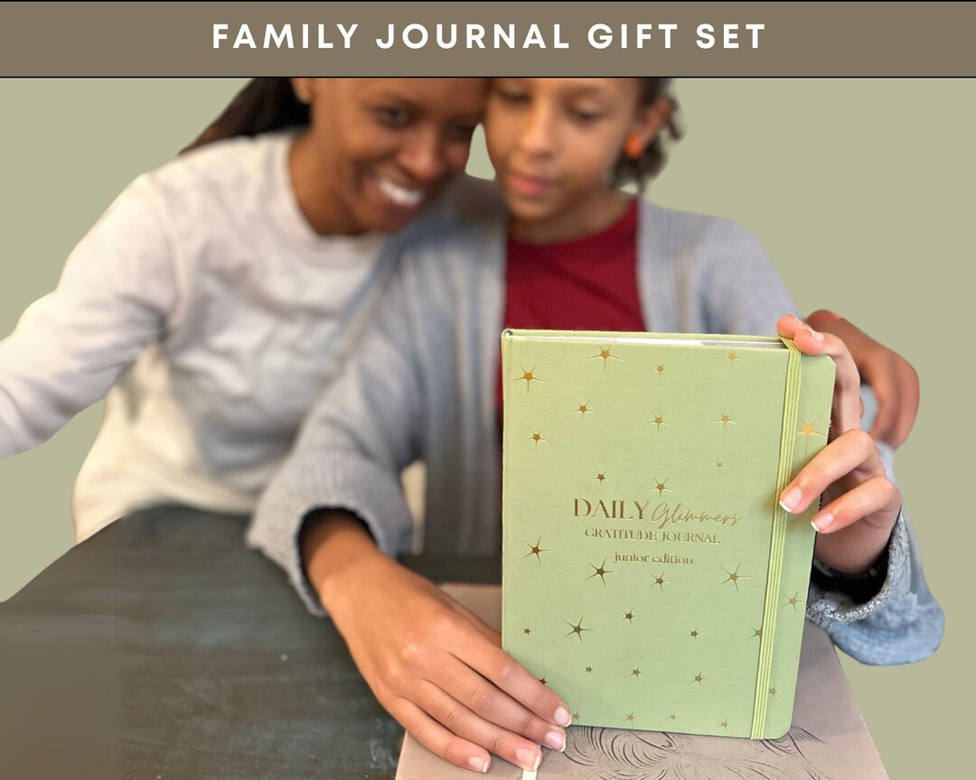 Family Gratitude Journal Prompt Set Men Journal Women Notebook Gift Box Mindfulness Present Kid A... | Etsy (US)