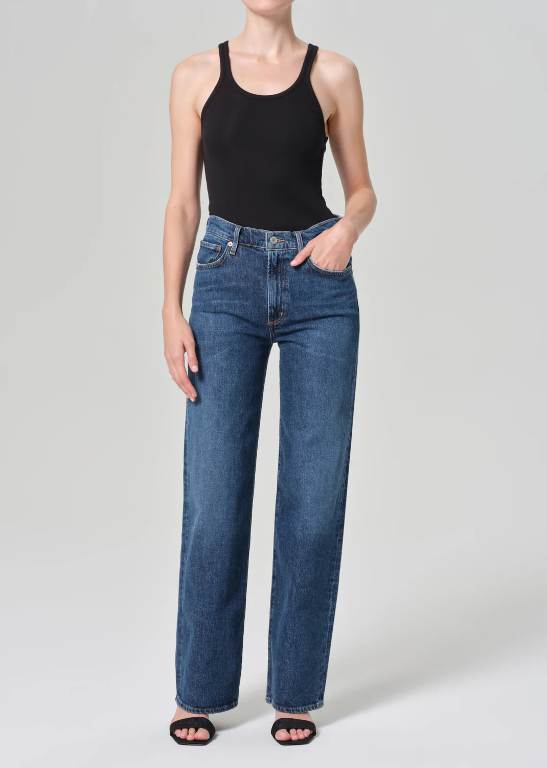 Harper Straight Jean (Stretch) in Tempo | AGOLDE
