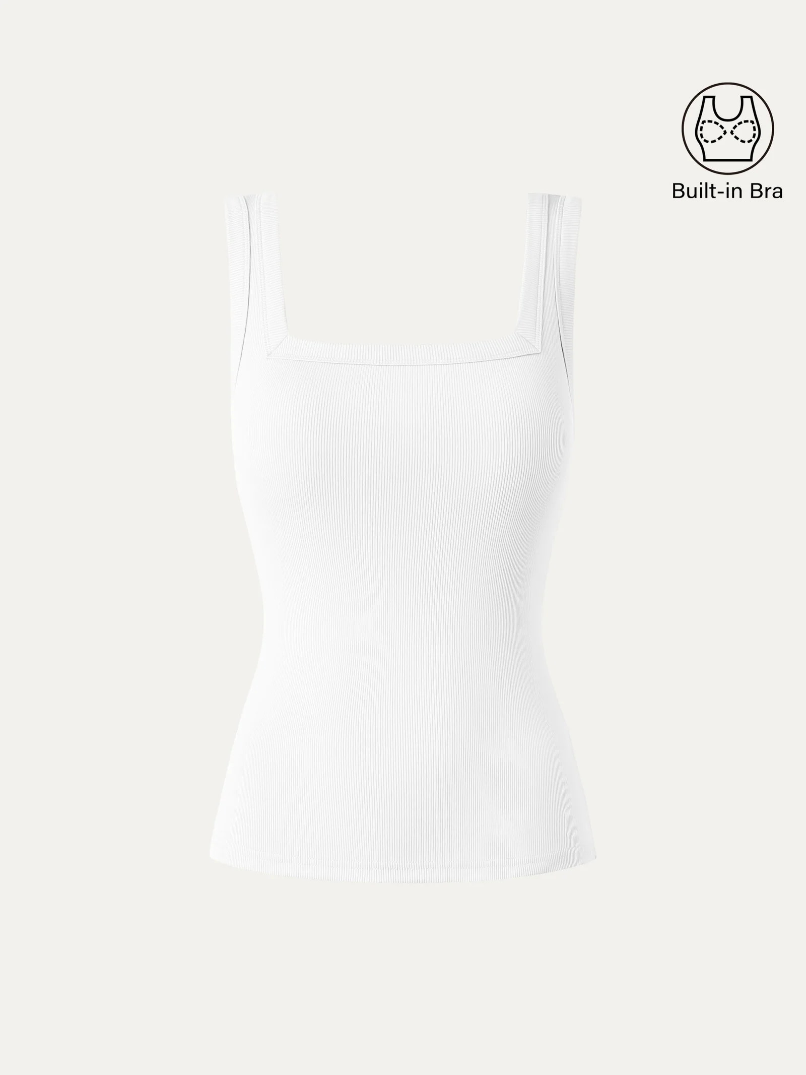 Slinky Square Open-Back Bra Tank Top | OGLmove