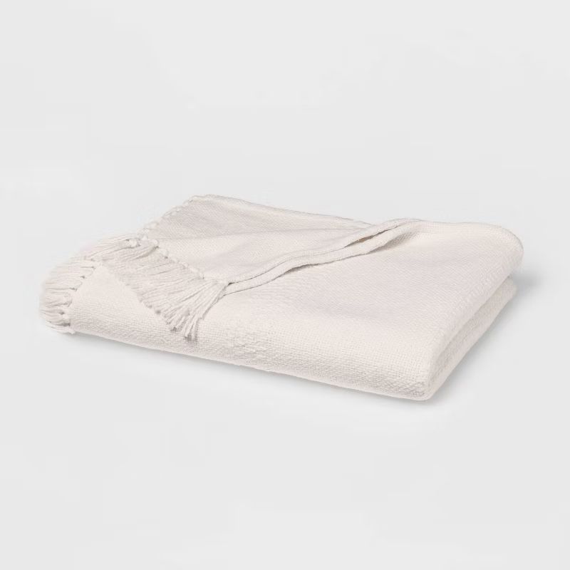 Woven Textural Striped Bed Throw - Threshold™ | Target