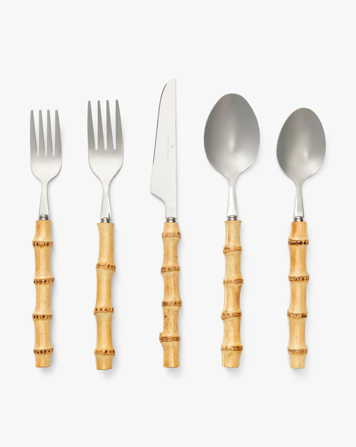 Bamboo Stainless Flatware (Set of 5) | McGee & Co. (US)