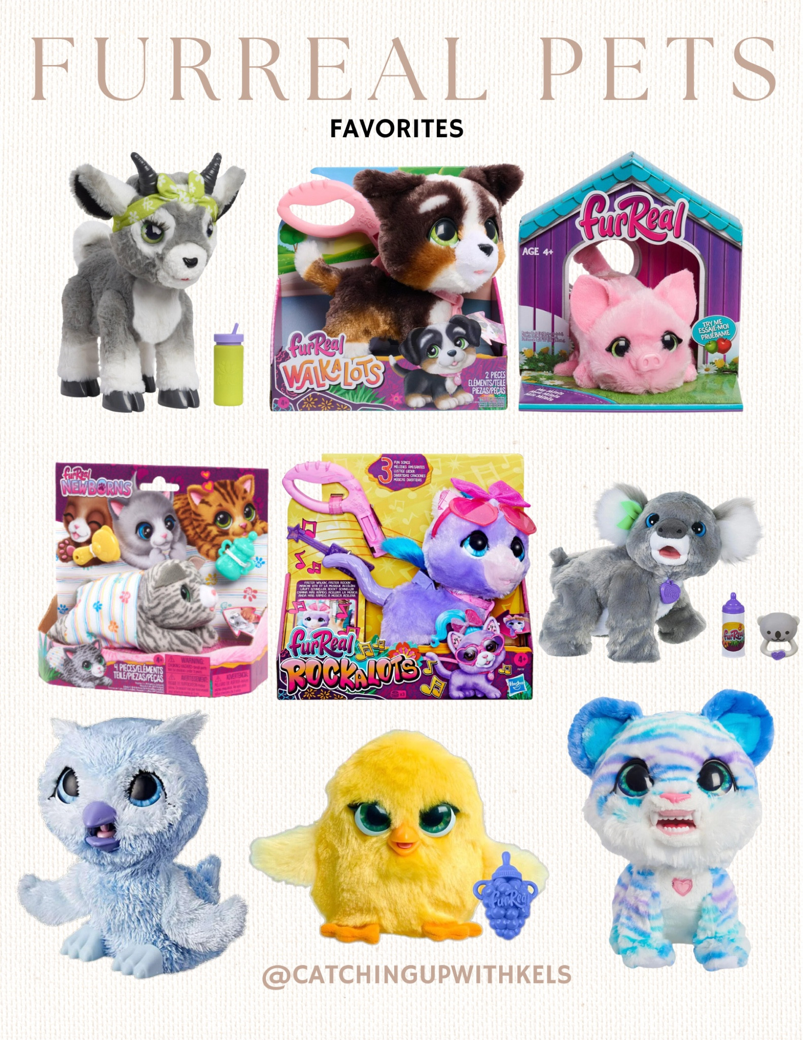 FurReal Friends are always a hit for little animal lovers! 🐾 From adorable walkable pups to magical rockin’ unicorns, these cuddly companions make the perfect gift. Which one is your favorite? 🦄🐥🐶 Shop all the top picks now on my LTK! #FurRealPets

#LTKKids #LTKBaby