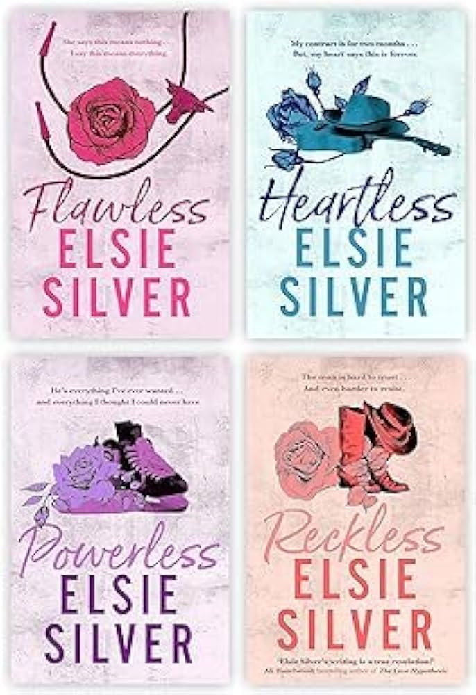 By Elsie Silver..4 Books Collection set: Flawless, Heartless, Powerless & Reckless PAPERBACK | Amazon (US)