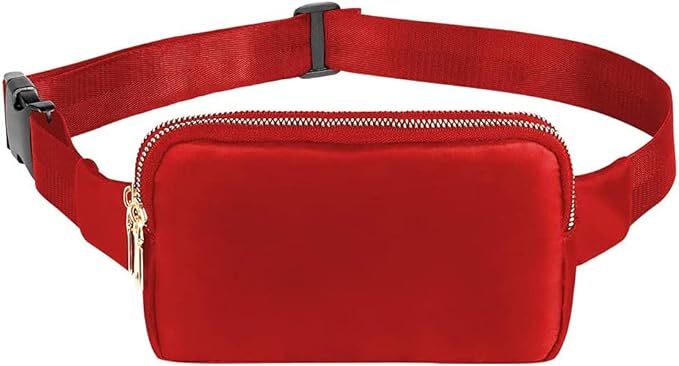 Women Waist Bag Fanny Bag Waterproof Chest Pack with Adjustable Belt Fashion Hip Bum Bag for Runn... | Amazon (US)