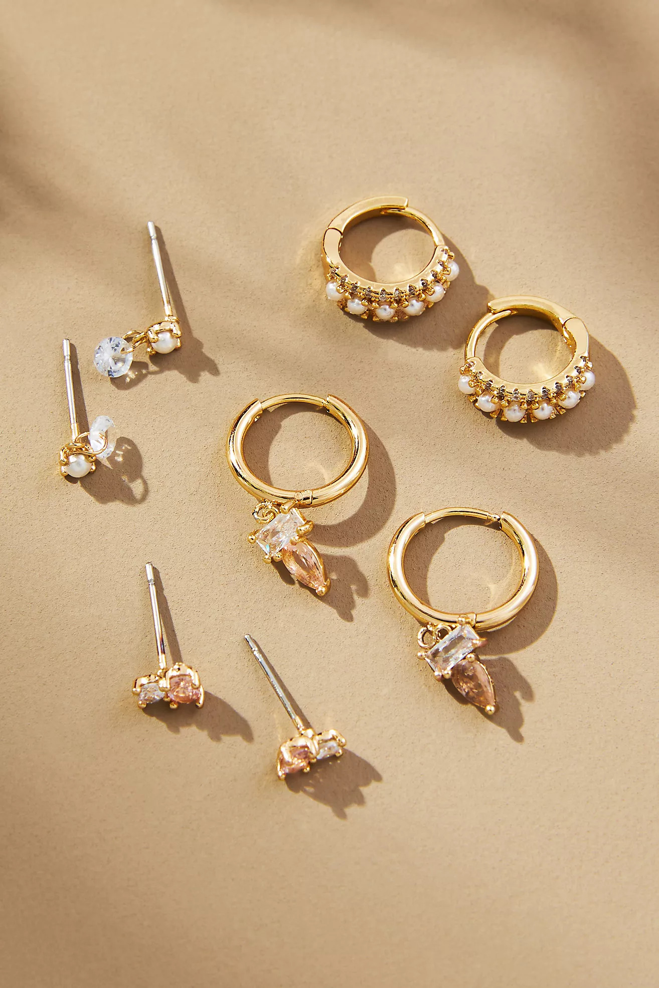Birthstone Earrings, Set of 4 | Anthropologie (US)