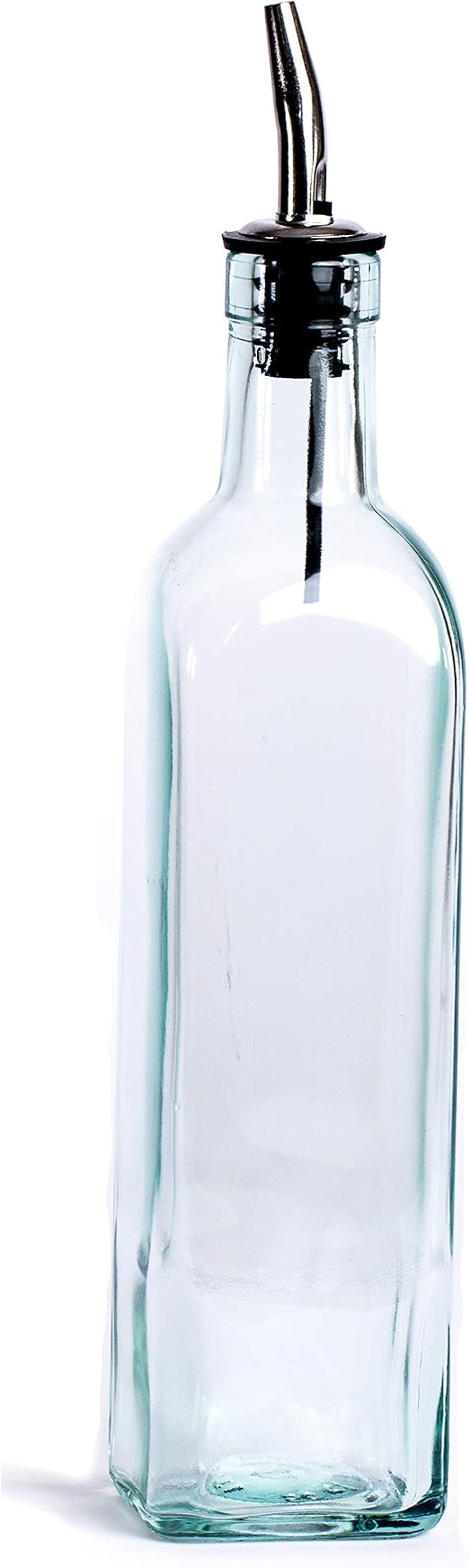 eHomeA2Z Italian Glass Oil And Vinegar Cruet 16 Oz, Olive Oil Dispenser With Stainless Steel Spou... | Amazon (US)