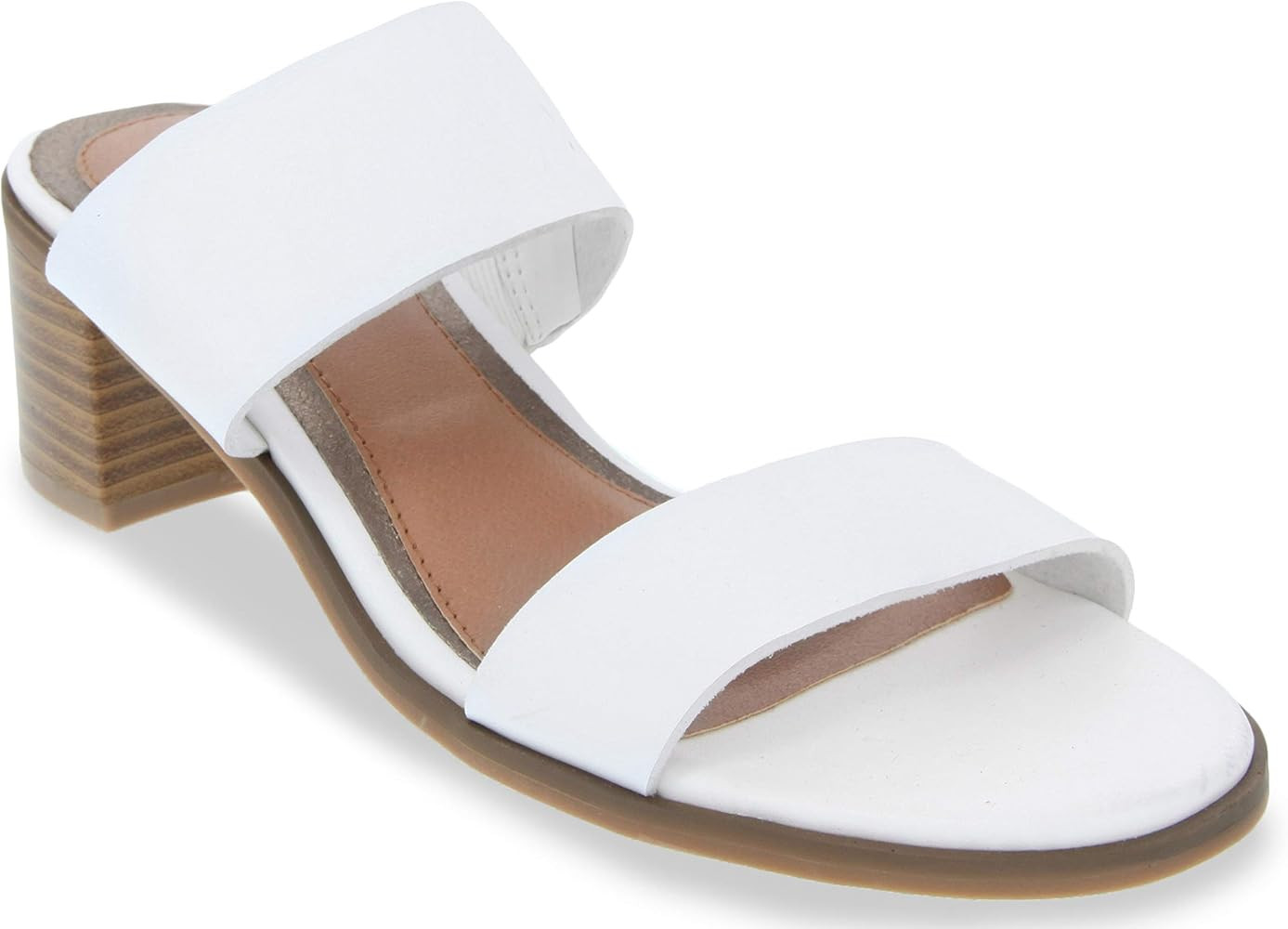 Sugar Women's Halo Heeled Two Band Slide Sandal | Amazon (US)