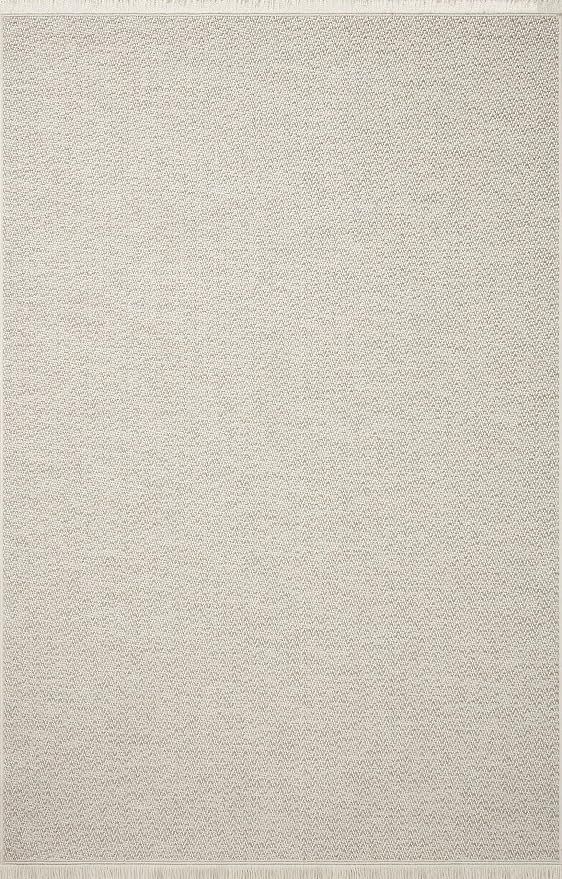 Loloi Amber Lewis x Malibu Ivory/Dove 7'-8" x 10' Area Rug | Amazon (US)