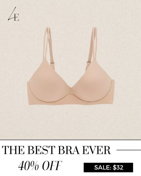 This bra is SO comfortable! It’s wireless too 👏🏻 
.
.
Aerie, nude bra, Comfy bra 

#LTKSale #LTKcurves #LTKworkwear