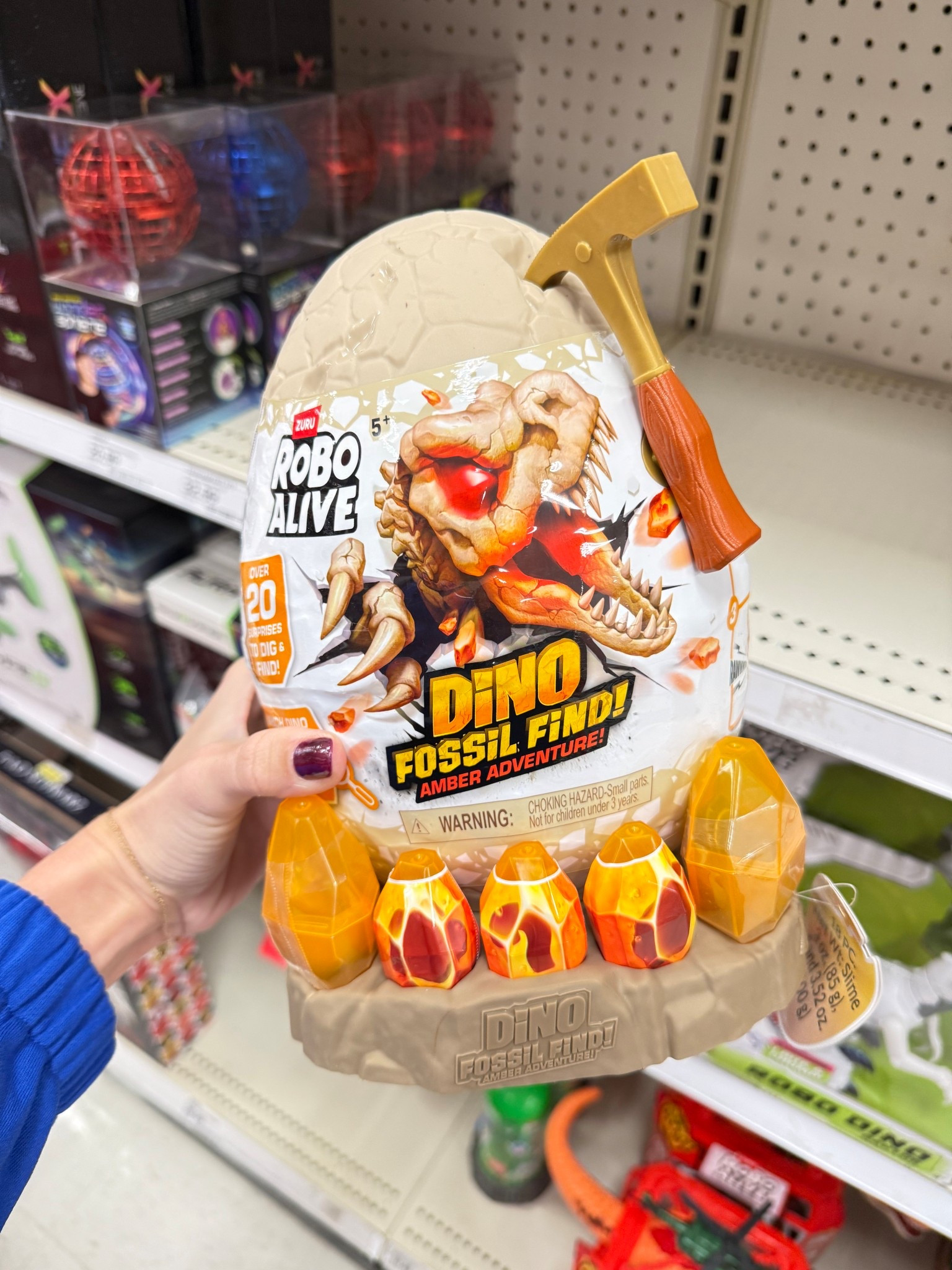 Robo Alive Fossil Find Amber Adventure by ZURU: Dinosaur Figure Playset with 6 Pieces

#LTKHoliday #LTKGiftGuide #LTKKids