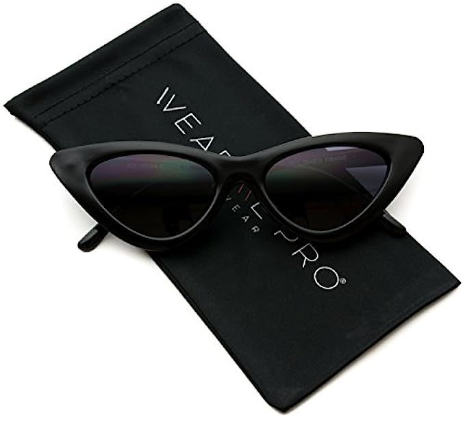 WearMe Pro - Retro Vintage Tinted Lens Cat Eye Sunglasses | Amazon (US)