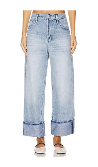 PISTOLA Ryder High Rise Cuffed Straight in Blue. - size 24 (also in 26, 28) | Revolve Clothing (Global)