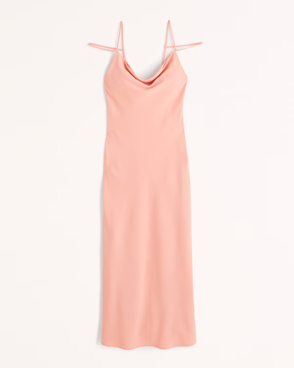 Cowl Neck Slip Maxi Dress | Abercrombie & Fitch (US)