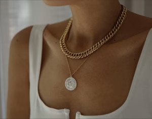 Moonstar Coin Necklace | Parpala Jewelry