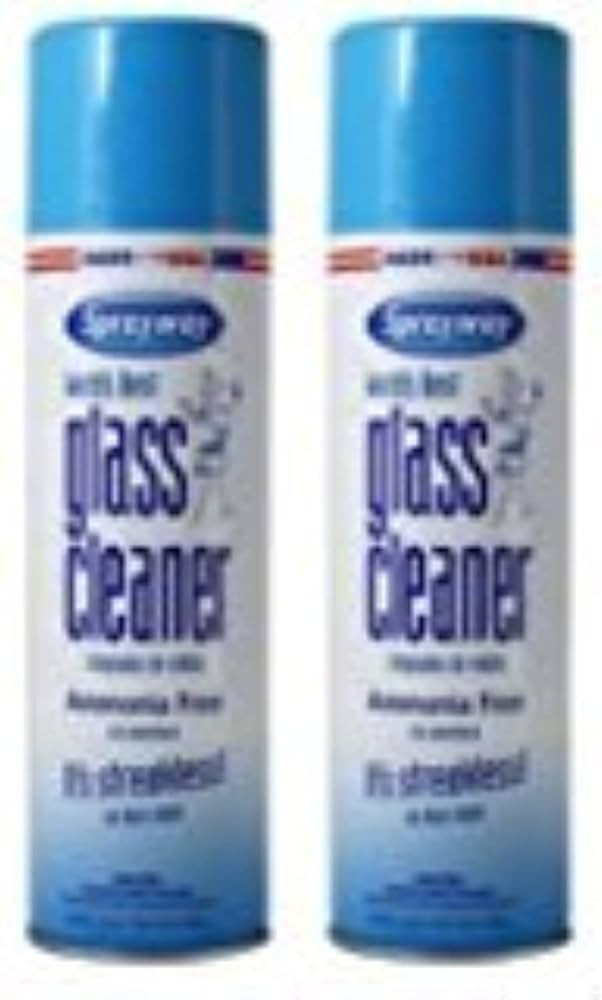 Sprayway Glass Cleaner Aerosol Spray, 19 Oz, Pack of 2 | Amazon (US)