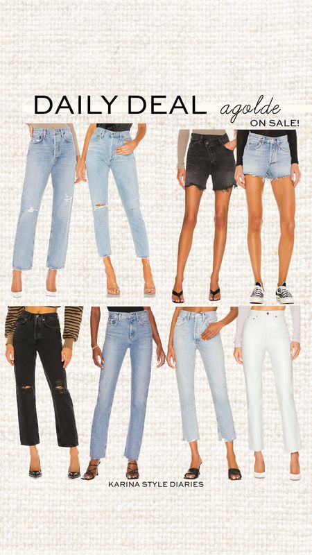 Agolde jeans on sale - most fully stocked 

#LTKunder100 #LTKstyletip #LTKsalealert
