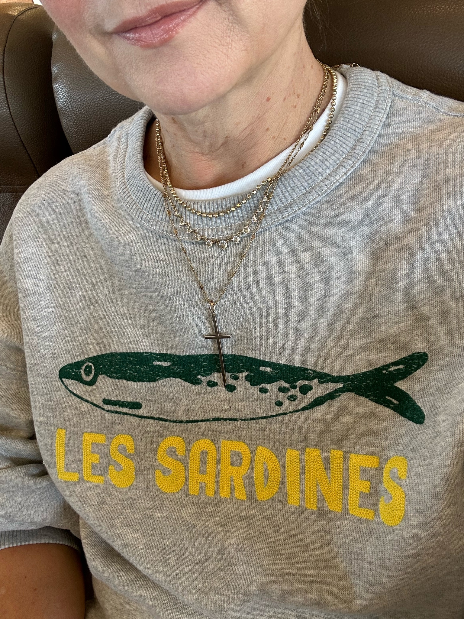 @mirandafrye Mother’s Day sale on the bestselling cross charm! I’m wearing it on the Lindsey chain. Also linking what’s on my wishlist. 

@Aerie Sardine sweatshirt on sale too! Wearing an xs. 

#LTKMothersDay #LTKOver40 #LTKSaleAlert