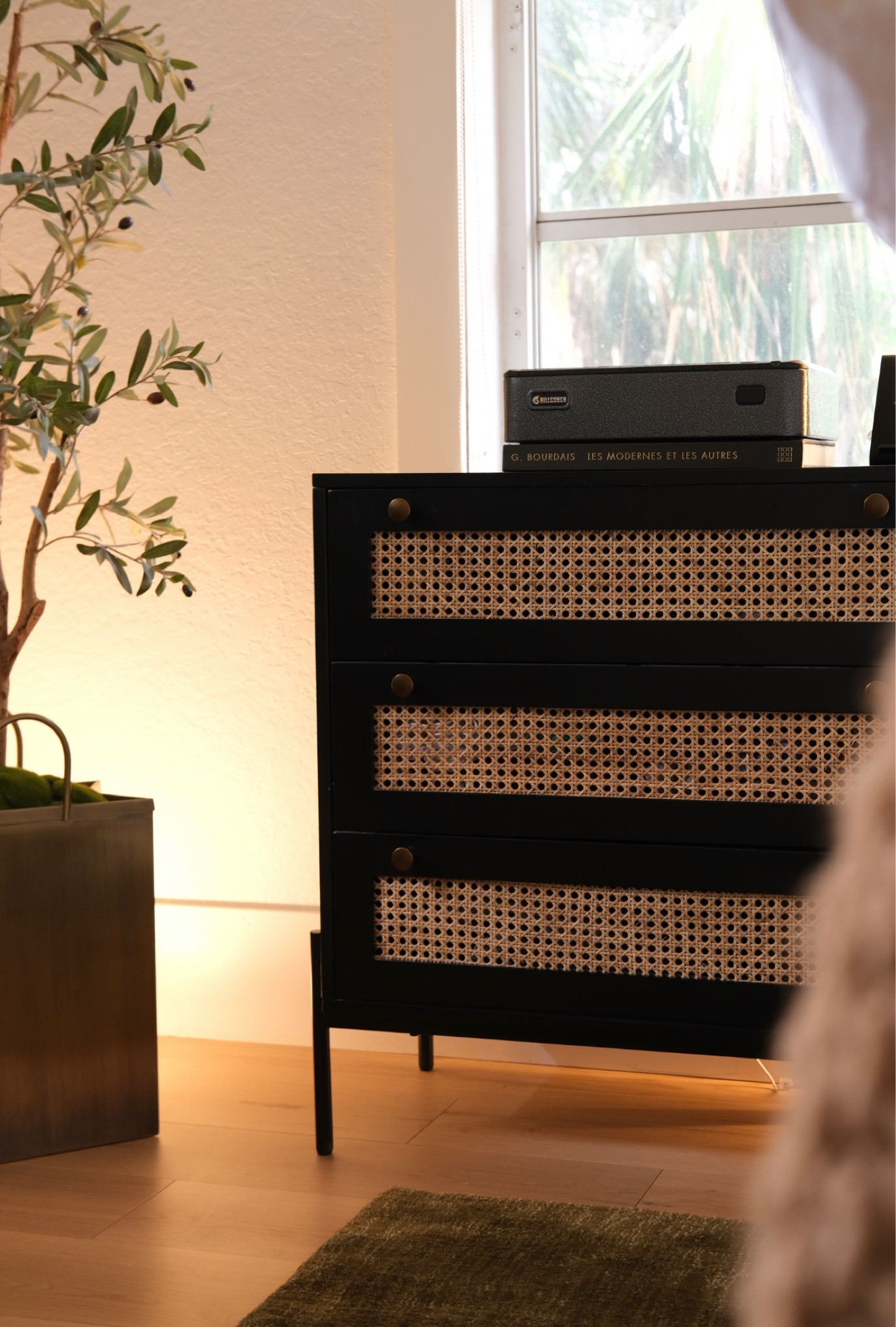 Black bighstands. Waste bin can also be a planter. #meandmrjones 

#LTKFindsUnder100 #LTKHome #LTKFindsUnder50