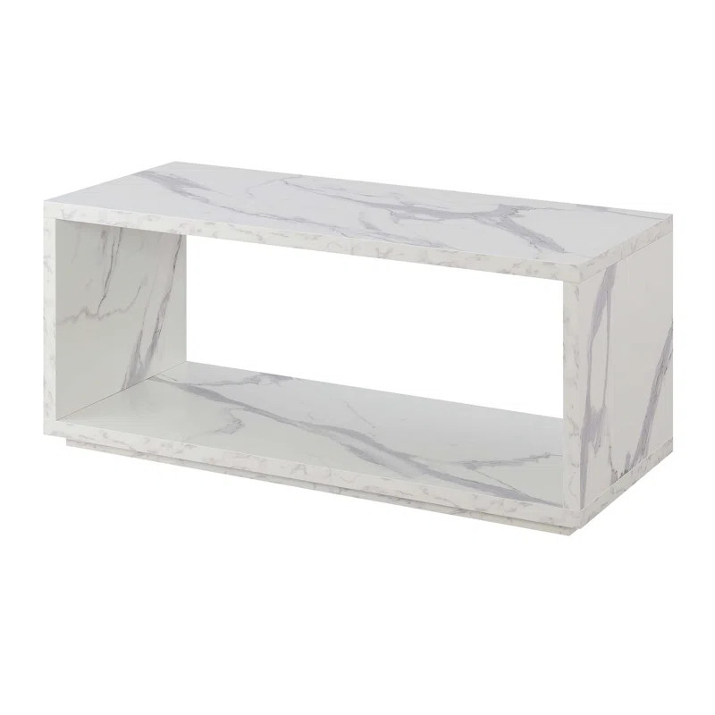Albury Floor Shelf Coffee Table with Storage | Wayfair North America