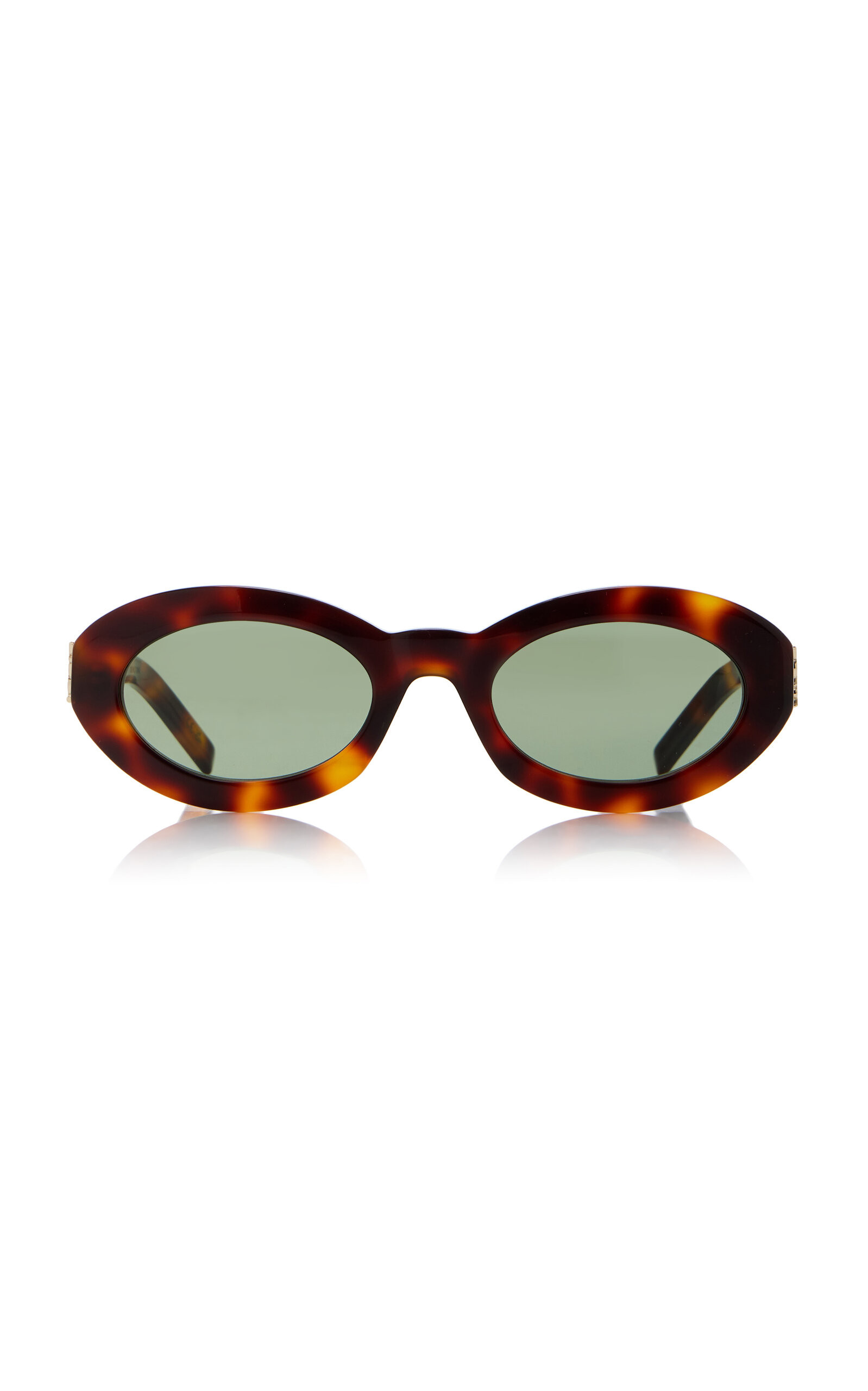 Saint Laurent Round-Frame Acetate Sunglasses - Moda Operandi | Moda Operandi (Global)
