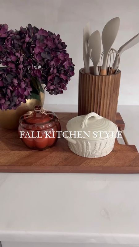 Warm woods and tones for Fall styling. 

Fall decor. Fall style. Kitchen decor. Kitchen tools. Kitchen styling. Neutral decor. Neutral style  

#LTKhome #LTKSeasonal #LTKunder100