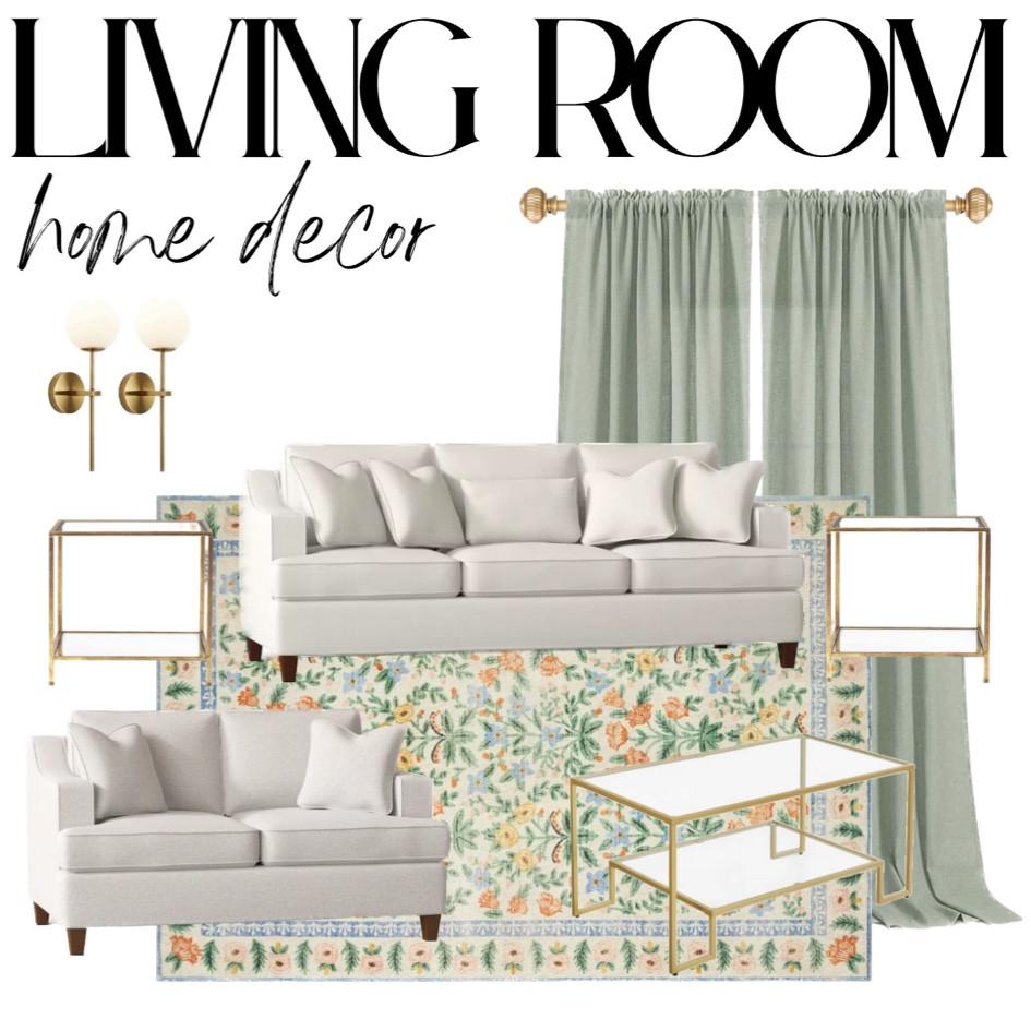 Love this bright and airy living room space and furniture 🤩 Absolutely love this floral rug too from wayfair!

wayfair, rug, curtains, amazon finds, grandmillenial, pastels, couches, coffee table, end tables, scones, home, home decor, furniture, coastal grandma, style

#LTKstyletip #LTKfamily #LTKhome