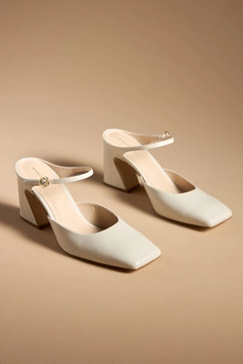 By Anthropologie Square-Toe Mule Heels | Anthropologie (US)