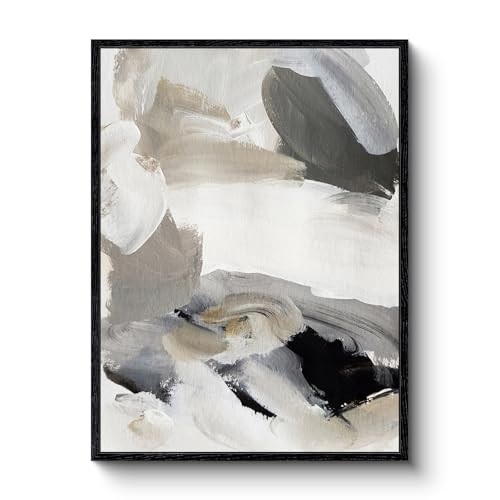 VIYYIEA Framed Abstract Canvas Wall Art, Aesthetic Splash Ink Painting Wall Pictures Prints Home Decor, Modern Art Room Decor Rustic Farmhouse Country Wall Decor for Living Room, Office, Bedroom | Amazon (US)