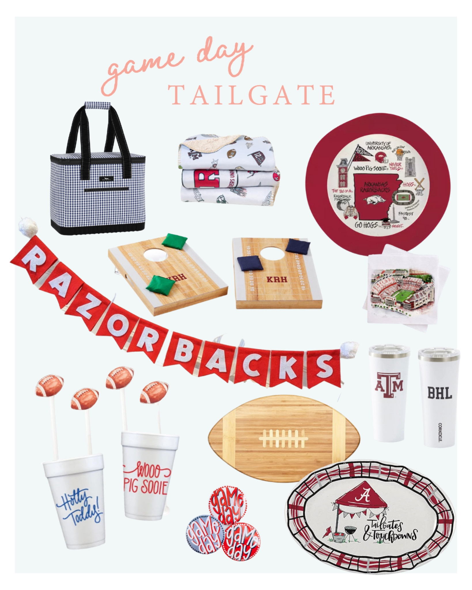 Game day tailgate essentials, college game day, football game tailgate, football party, football hosting, game day host, football decor, football game 

More on DoSayGive.com  

#LTKunder100 #LTKunder50 #LTKsalealert
