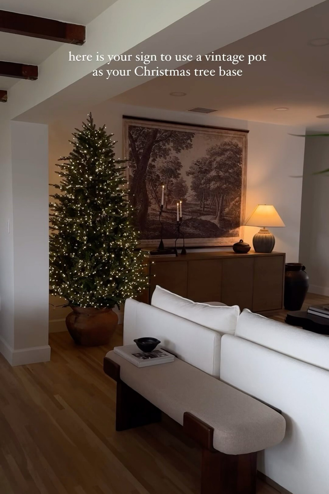 ‘tis the season🎄 tree is officially up- ornaments and other decor coming soon!