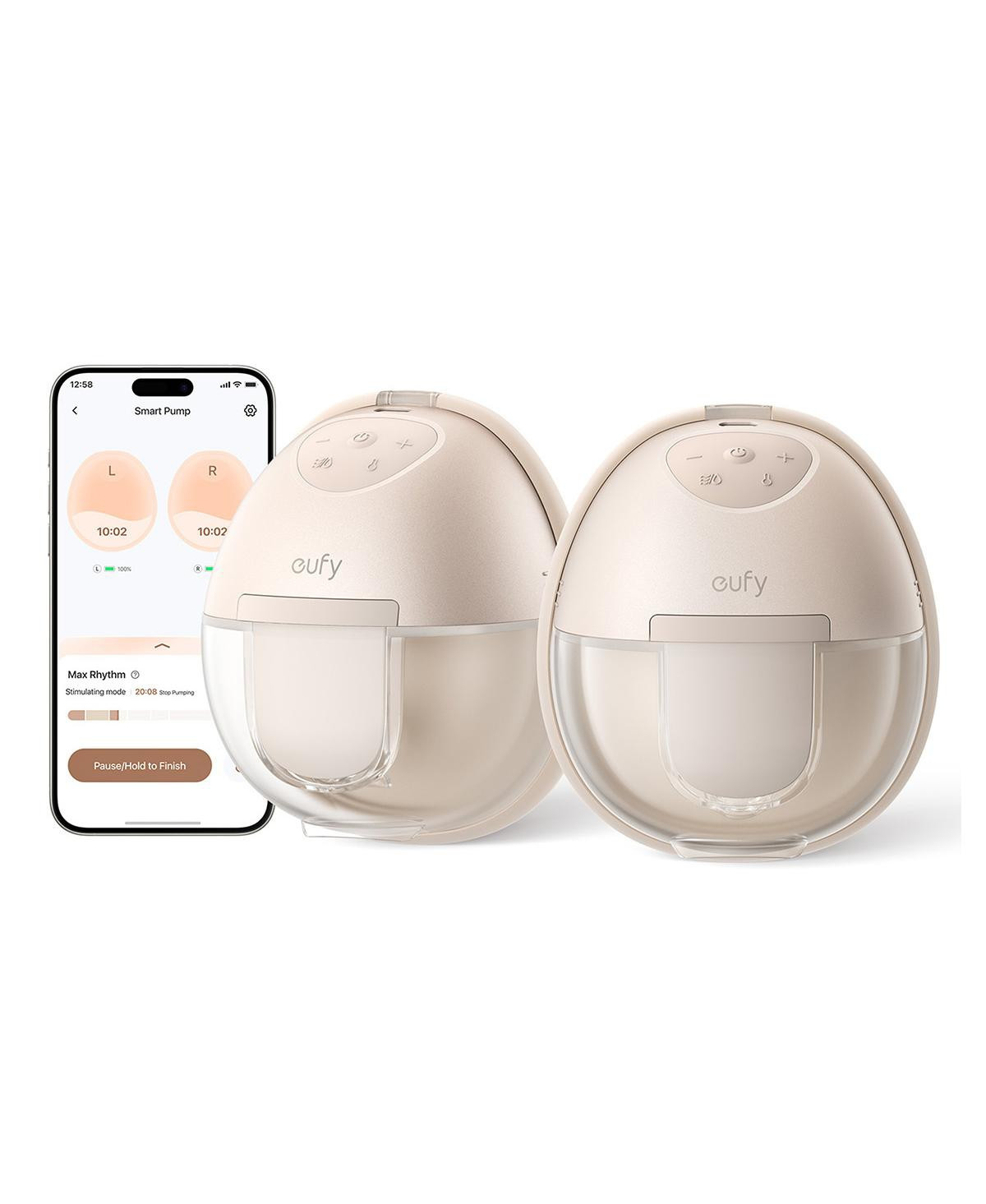 eufy Security Eufy S1 Wearable Breast Pump with HeatFlow Technology - Tan | Macy's