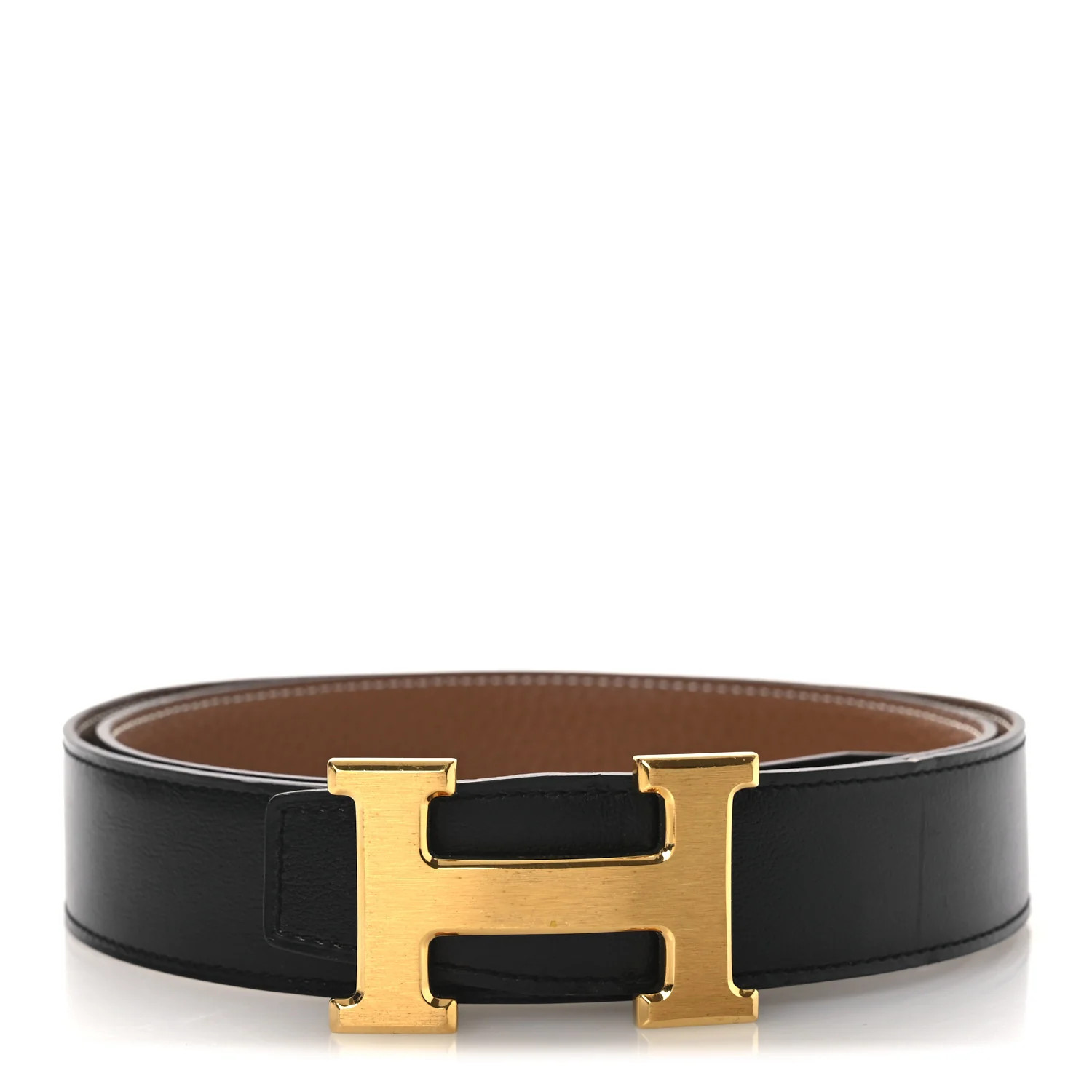 Swift Togo 32mm H Belt 90 36 Black Gold | FASHIONPHILE (US)