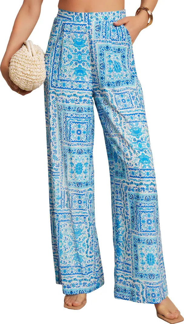 Bohemia Print Wide Leg Pants | Nordstrom