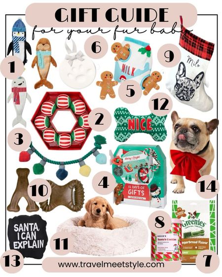 Gift guide for your furry friend | Visit www.travelmeetsstyle.com for more details and gift ideas! 


Christmas gifts for dogs, dog Christmas gifts, dog gifts for Christmas, dog treats, dog chew toys, dog bed, Christmas dog toys, dog accessories for Christmas, pet stocking, pet ornament, dog advent calendar, puzzle dog toys, dog rope toys, stuffed dog toys, crinkle dog toys 

#LTKsalealert #LTKfindsunder50 #LTKGiftGuide