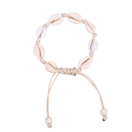 Shell Bracelet Bracelets Natural Anklet Cowrie Beads Jewelry Ankle Foot Adjustable Seashell Anklets  | Walmart (US)