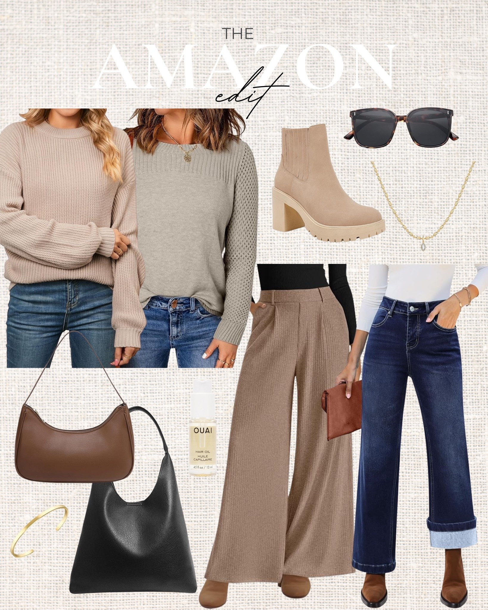 Fashion finds that are simple, stylish, and perfect for everyday!
winter outfit ideas, knit sweater, winter booties, ouai hair oil, bangle bracelet, denim jeans, layering pieces, fall to winter look, casual style, trendy outfits, wardrobe essentials, everyday wear, favorite finds, amazon style, affordable look

#LTKU #LTKSeasonal #LTKFindsUnder50