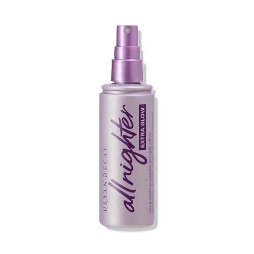 Urban Decay All Nighter Extra Glow Dewy Makeup Setting Spray for Face, Transfer-proof, Long-lasting 16 HR Wear, Hyaluronic Acid & Agave Extract, Radiant Finish, Oil-free, Paraben-free, Vegan - 4 fl oz | Amazon (US)