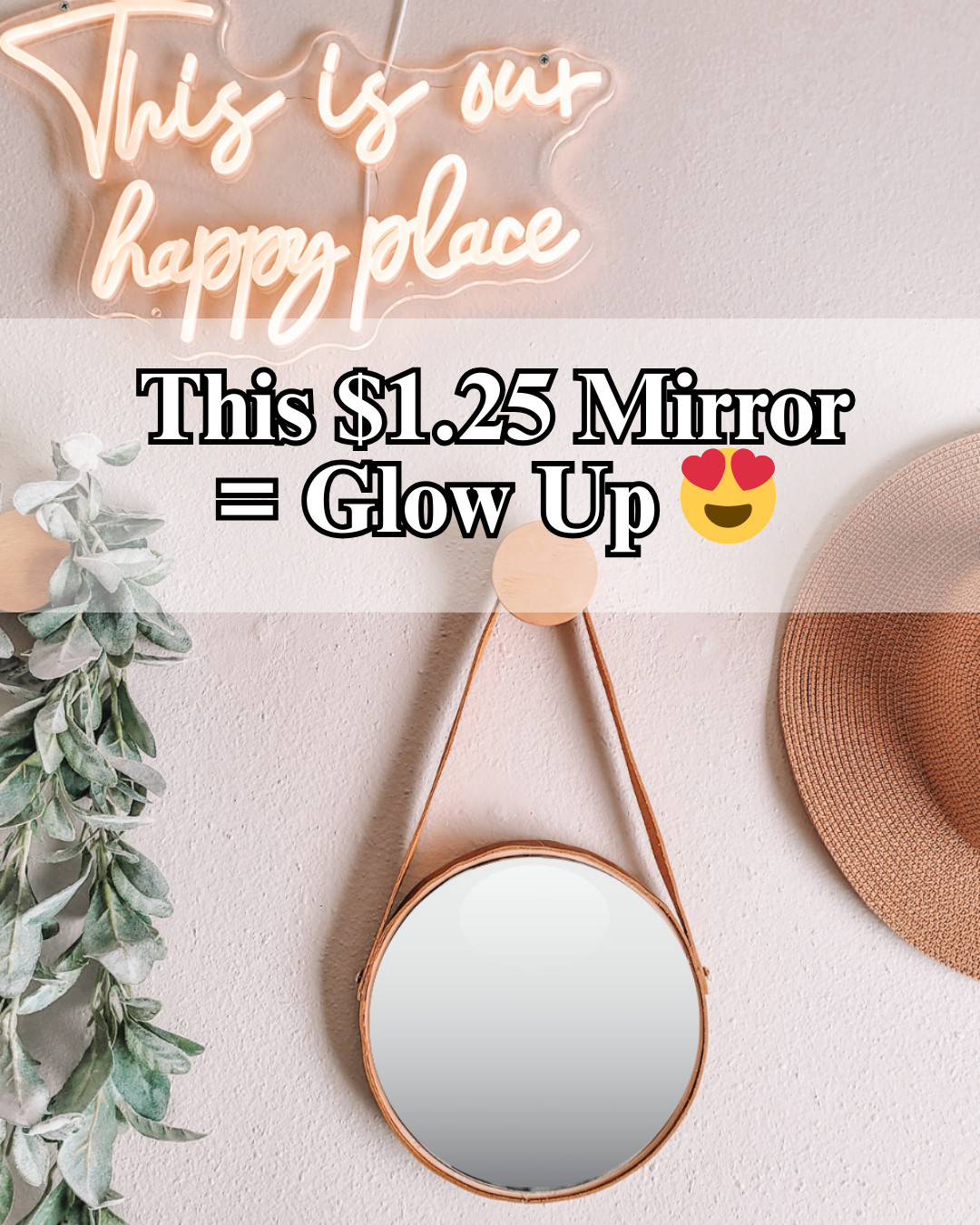 This $1.25 mirror had so much potential 😍🪞✨

Tray ✔️
Wall decor ✔️
Shelf styling ✔️

Save this for later 💾
Full tutorial 👉https://simplemadepretty.com/dollar-tree-round-mirror-diy/

#DollarTreeDIY #MirrorHack #BudgetDecor 

 #LTKHome