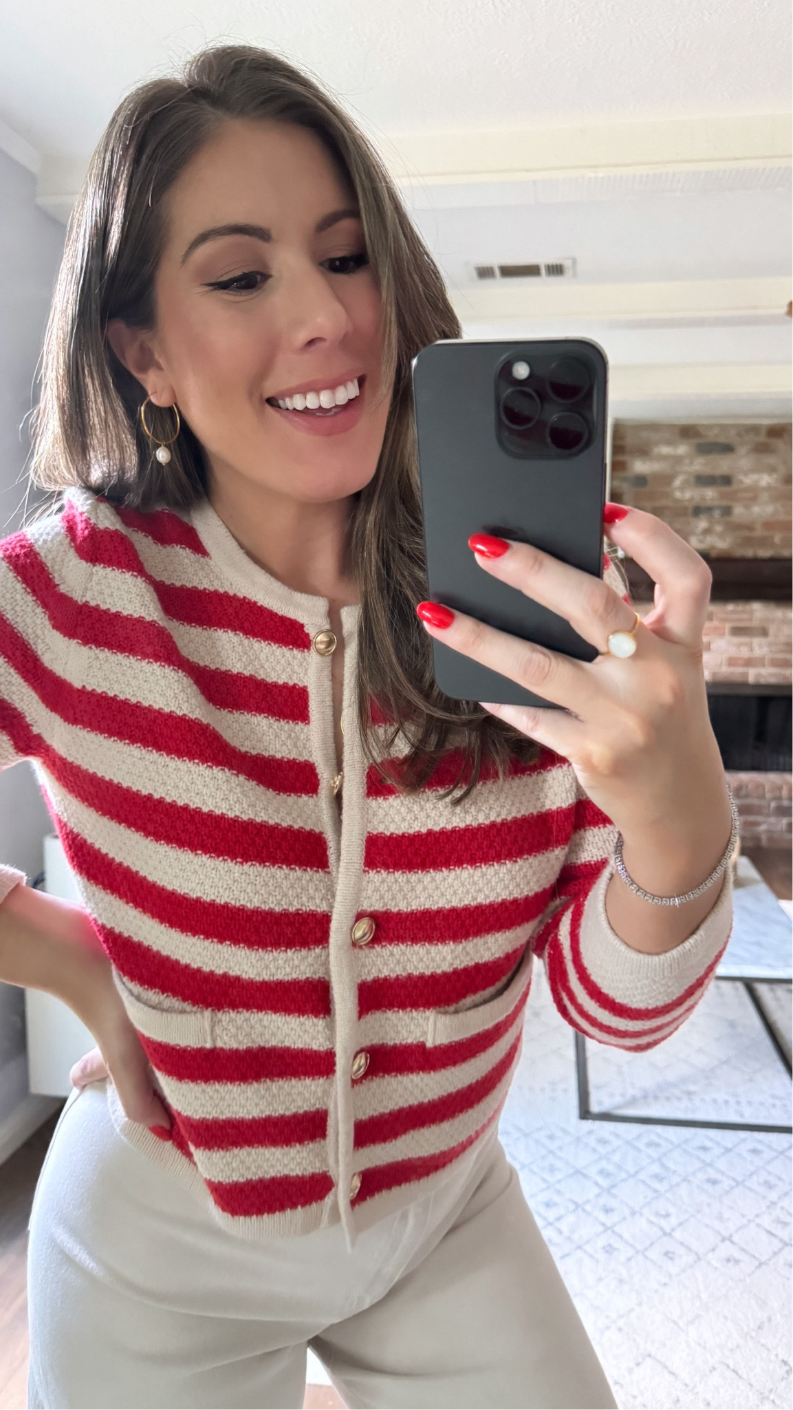 Target style finds 🎯 too cute stripped cardigan looks so luxe!! Wearing a small here.

Paired with the Target sailor high rise wide leg jeans. Makes a great teacher outfit or pair with trousers for a workwear outfit. Also comes in black 

#LTKFindsUnder50 #LTKBacktoSchool #LTKStyleTip