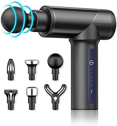 Massage Gun, Sportneer Deep Tissue Muscle Percussion Massager Gun for Athletes, Handheld Electric... | Amazon (US)