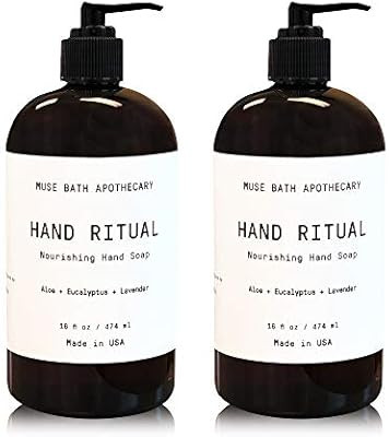 Muse Bath Apothecary Hand Ritual - Aromatic and Nourishing Hand Soap, 16 oz, Infused with Natural... | Amazon (US)