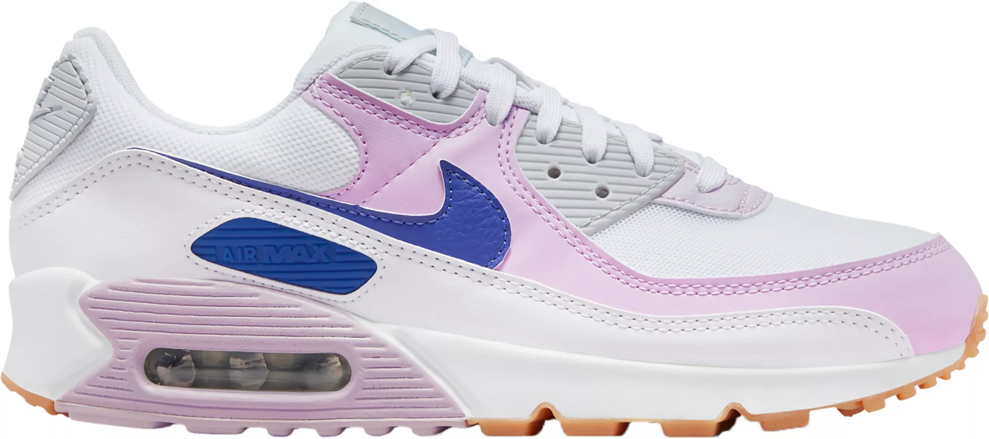 Nike Women's Air Max 90 Shoes, Size 7, White/Lapis Blue | Dick's Sporting Goods