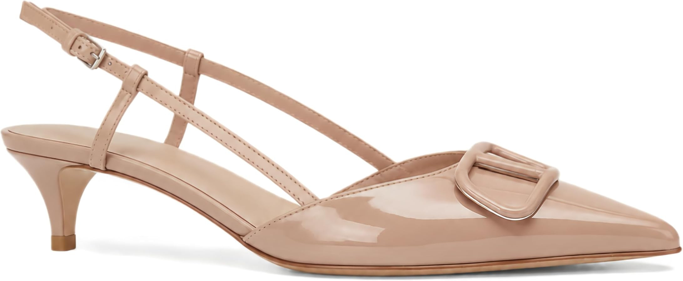 Slingback Kitten Heels for Women Heeled Sandals | Amazon (US)