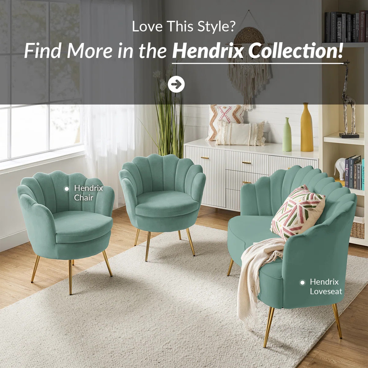 Hendrix Velvet Accent Chair | Wayfair North America